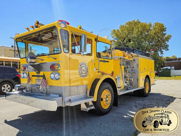 1973 American LaFrance Pioneer Pumper Fire Truck at Pothier Elementary School 2026